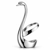 Elegant Swan Spoon and Fork Holder, Decorative Metal Cutlery Organizer