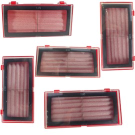 JHTii 5pcs Glass Magnifying Welding Lens, 1.0/1.75/2.0/2.5/3.0 Diopter Cheater Lens for Welding Helmet, Not Easily Scratched Perfect for Magnifying Welds