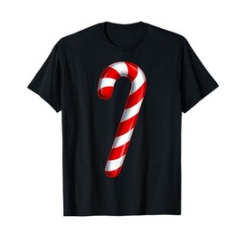 Candy Cane Merry and Bright Red and White Candy Costume T-Shirt