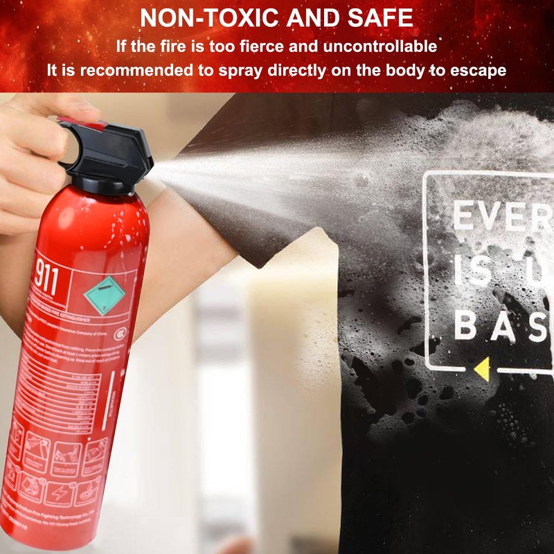 4 Pack Fire Extinguisher for Home with Mount - Upgraded
