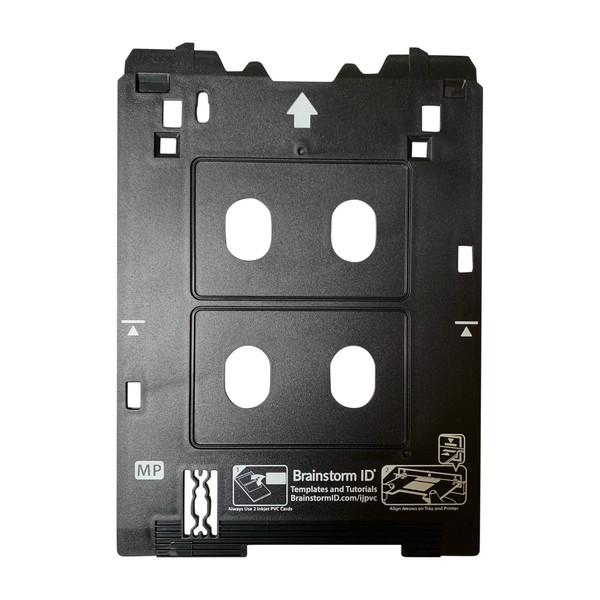 Brainstorm ID Inkjet PVC Card Tray for Canon PIXMA TS82xx,