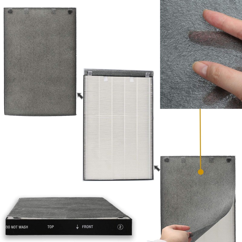 FFsign 2678 Replacement High Efficiency HEPA Filter + 2677 Actived