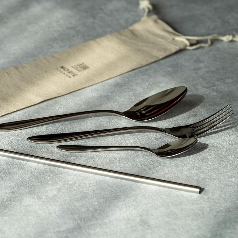 Horie Titanium Cutlery Set, Gift, Lightweight, Rust-free, Portable, Various Colors