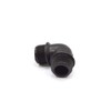 S&M 723025 3/4-Inch Male Threaded Elbow, Black