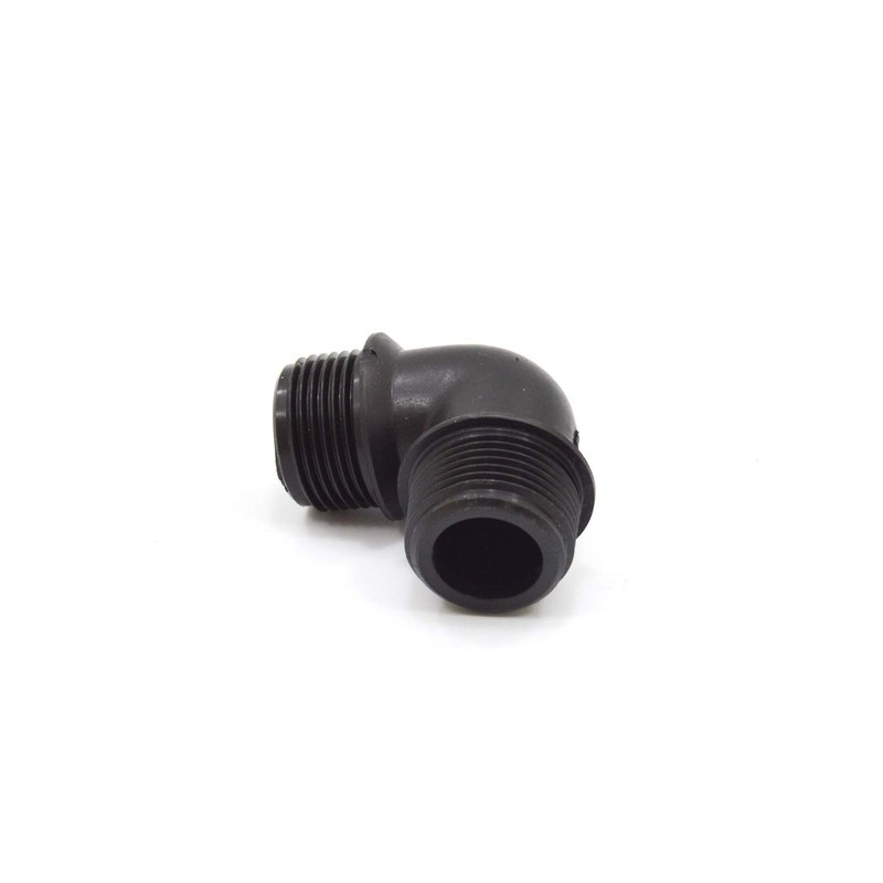 S&M 723025 3/4-Inch Male Threaded Elbow, Black