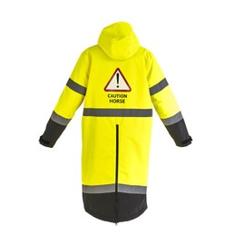 Aubrion Shires Equiflector Reflective All Weather Robe - Yellow Large, Yellow