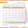 SCANDINÖTE Monthly Planner Pad. A4 Undated Calendar & Scheduler. 52