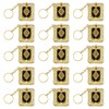 Kellegour 15 Pieces Muslim Hanging Key Chain,Muslim Keychain,Muslim Decoration Keyring,Koran