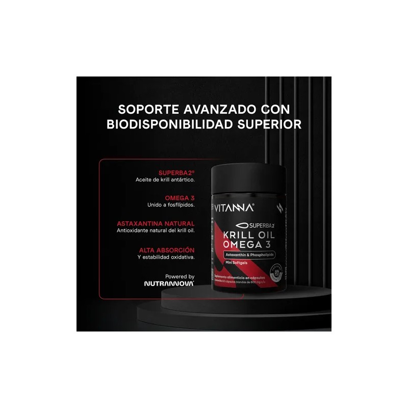 Aceite De Krill Superba2 Omega 3 Astaxantina 60 Cápsulas