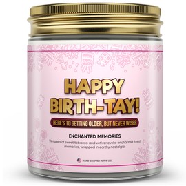Taylor Inspired Happy Birth-Tay Candle - Long Lasting Soy Wax Candle Gift Set for Taylor Fans - Luxury Scented Candles for Taylor Parties, Home, Birthday Candle - 5 Fragrances (8oz)