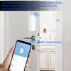 GOEDCH Set of 2 WiFi Door Sensor Detector Smarter: Window