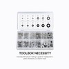 NEIKO 50400A Stainless Steel Lock and Flat Washer Assortment |