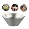 Alipis Stainless Steel Smoothie Dessert Bowl Serving Bowl for Salads