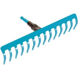 Gardena Combisystem Rake (3178); for Raking and Levelling; (Working Width 36 cm); for Soil Cultivation