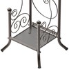 Simple Houseware English Style Bathroom Toilet Tissue Roll Holder Stand