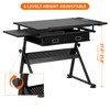 HomGarden Height Adjustable Drafting Desk Drawing Table Art Craft Work