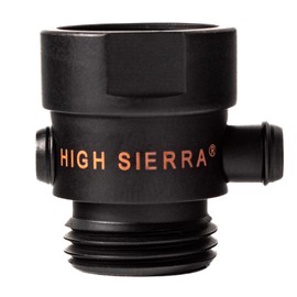 High Sierra® - Shower Head Pause & Pressure Control Valve - Solid Metal – Push-Button Valve Easily Controls the Flow of Water or Shuts It Off to Just a Trickle - Matte Black Finish