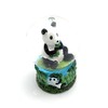 Onwomania Panda Bear Cute Height 6.5 cm Snow Globe Glitter