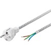 Goobay 50504 Protective Contact Cable Heat-Resistant for Assembled 3 m