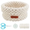 FREEBLOSS Macrame Basket Kit DIY Macrame Kit with Video Tutorial
