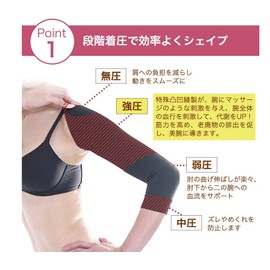 Two Arm Shaper, Two Arms, Compression Supporter, Shape, Two Arms, Slimming, Tightening, Posture Correction, Cat Back Correction Belt, Arm Cover, Arm, Shoulder Blade, Cat Back Correction Belt, Posture Correction Belt, Women's Back Back Muscle Support Inne