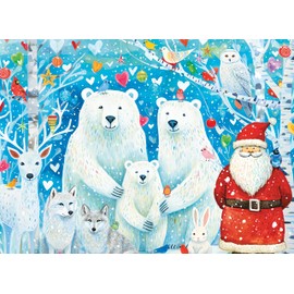 Ceaco - Holiday - Polar Portrait - 100 Piece Jigsaw Puzzle