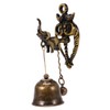 STOBAZA 3pcs Iron Elephant Door Bell Wall Mount Home Ornament