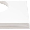 Vision Media® 12'' Vinyl White Card Record Sleeve with Hole