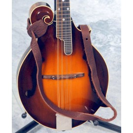 Lakota Leathers Genuine Bison (American Buffalo) UKULELE Straps !! - Chocolate