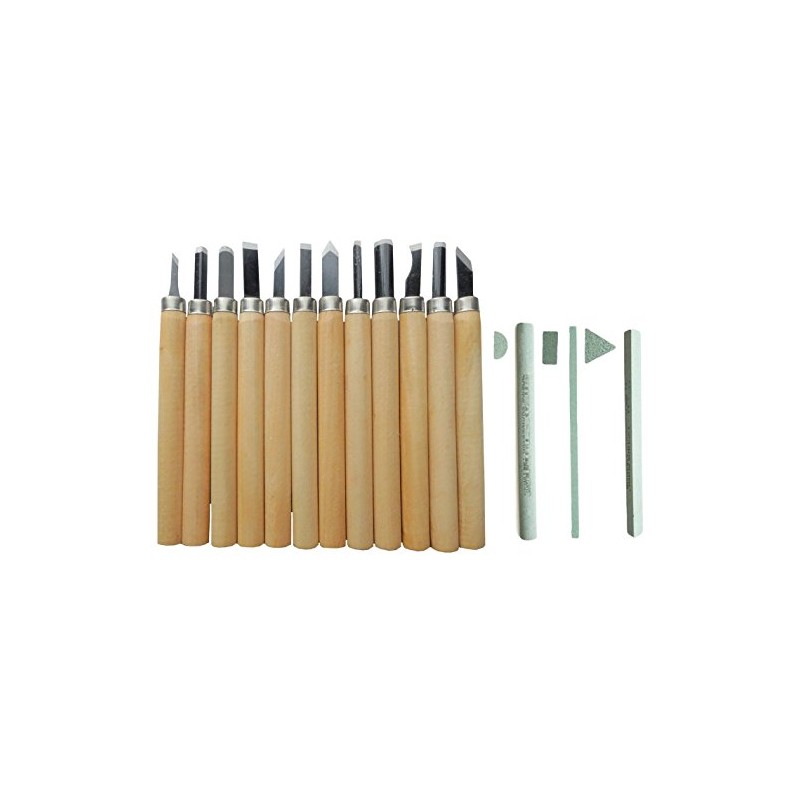 cmy select 12 chisels & dedicated whetstone set of 3
