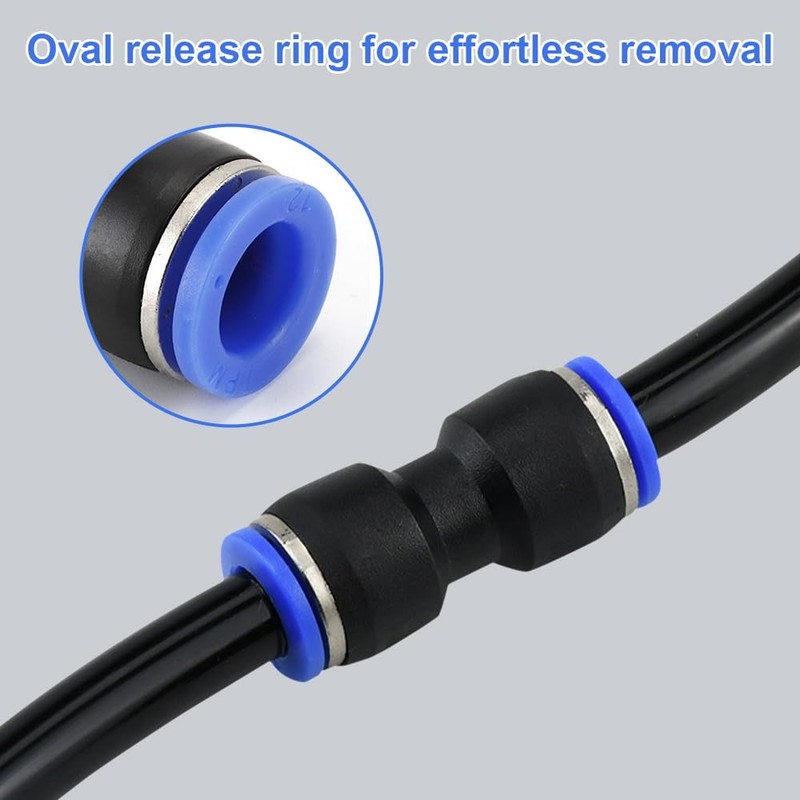 Pneumatic Connectors 4 mm, Hose Connector 4 mm, Quick Coupling