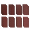 WeeGoo 80 Pieces Rectangular Sanding Sheets 1/3 Sheet Sandpaper for