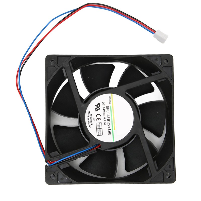 CPU Cooling Fan 120mm 24V 0.75A 1300RPM Quiet 3Pin Connector