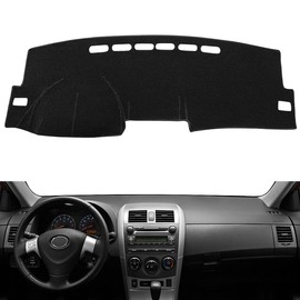 Dash Cover Mat Custom Fit for Toyota Corolla 2009 2010 2011, Dashboard Cover Pad Carpet Protector F91