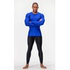 DEVOPS 3 Pack Men's Athletic Long Sleeve Compression Shirts (Large,