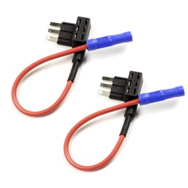 RKURCK 2PCS 12V Micro3 Car Fuse Tap Add a Circuit Adapter 15A ATL Blade Type Fuse 15Amp for Cars Trucks Boats