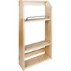 Hardware Resources SPR9A Wall Cabinet Adjustable Spice Rack, Hard Maple