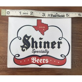 Shiner Specialty Beers Vinyl Sticker - Shiner, TX - Craft Brewery - NEW
