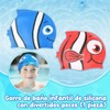 Gorros de Natación para Niños,Gorro de natación de Silicona Unisex,