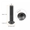 TA-VIGOR 10Pcs M8 x 35mm Alloy Steel Button Head Hex