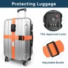 Travel Belt for Luggage, TSA Approved Luggage Straps, 3-Dial Combination