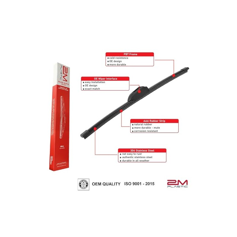 Rear Windshield Wiper Blade Fits For Alfa Romeo STELVIO 2018-2024