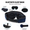 Sleep Mask with Bluetooth Headphones, 3D Sleep Mask Wireless Music