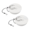 uxcell 2 Pcs Tub Stoppers, Rubber Bathtub Stoppers 1-3/4" Kitchen