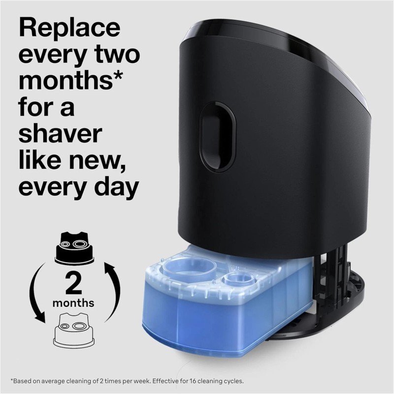 Braun Clean Renew Refill Cartridges CCR , Blue, 3 Count
