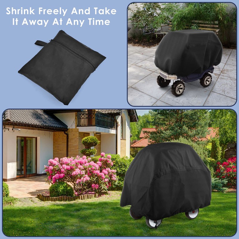 ERKOON Kids Ride On Car Cover Waterproof, Waterproof Cover for