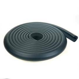 TUKA 16.4ft / 5M Edge Guard Extra Thick, L-shaped Premium Foam Edge Protection Childproofing, Child Senior Baby Safety | Anti Collision Strip Protector for Sharp Table Furniture Edge, TKD7000 black