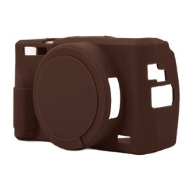 Digital Camera Skin Cover Soft Protector Silicone Anti Fingerprint Skin Friendly Digital Camera Accessory for G7X3 Coffee