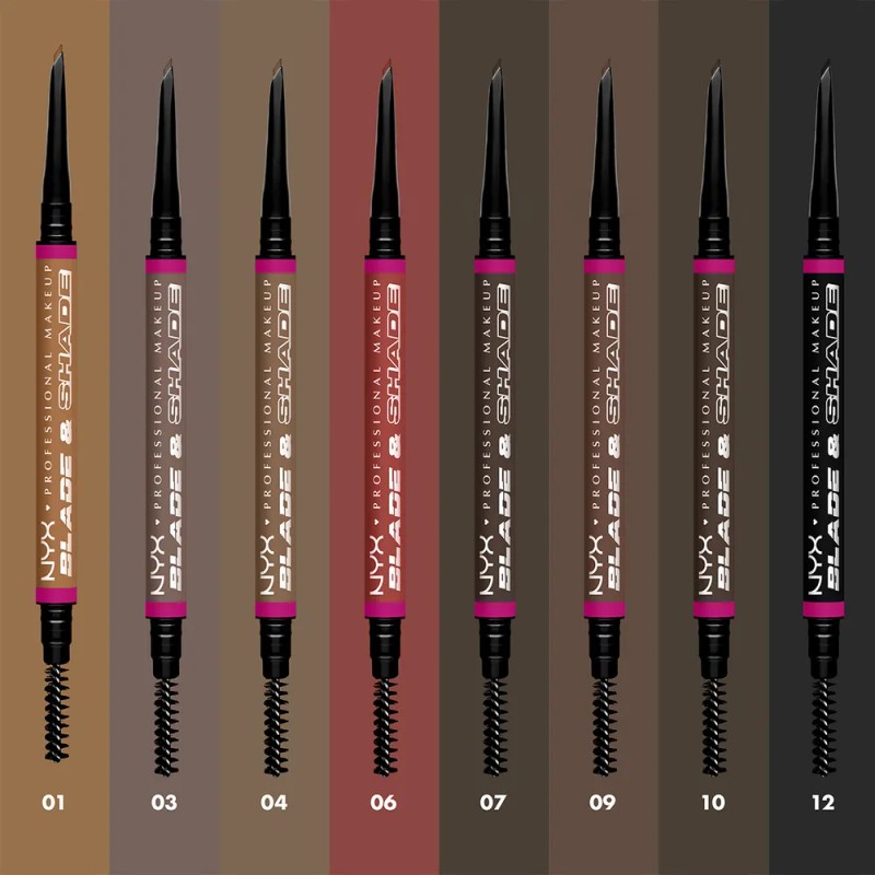 Lápiz De Cejas Blade Shade De Nyx Professional Makeup Rich