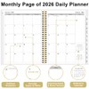 2026 Daily & Monthly Planner Calendar - Full Page a